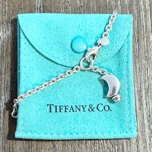 Tiffany & Co. Vintage Crescent Moon Charm Bracelet